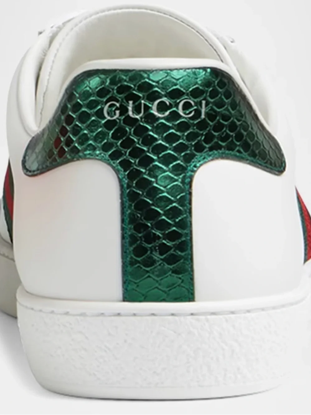 Gucci Men's New Ace Embroidered Low-Top Sneakers